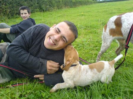 promenade bail caro polak tio bet et les 2 chiens